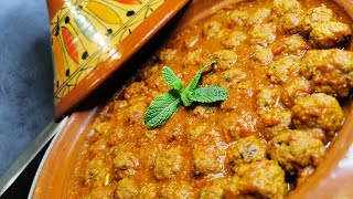 Tajine marocain de kefta la vrai recette [upl. by Sinnel]