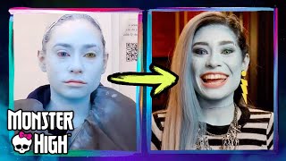 Hair amp Makeup Transformation w Monster High The Movie Cast  Monster High [upl. by Oknuj860]