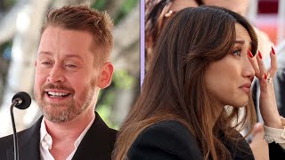 Macaulay Culkin Makes Brenda Song CRY With Walk of Fame Speech [upl. by Sinnoda]