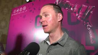 Chris Froome  Interview before the race  Giro dItalia  Tour of Italy 2018 [upl. by Dduj]