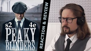 Peaky Blinders S2E4  Reaction amp Review First time watching [upl. by Nuahs]