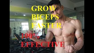 BICEPSडोले का साइज़ कैसे बढ़ाए How to Grow Huge Biceps  SCIENTIFIC WAY [upl. by Ydal394]