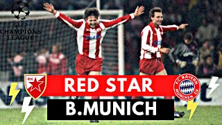 Red Star Belgrade vs Bayern Munich 22 All Goals amp Highlights  1991 European Cup [upl. by Rockwell251]