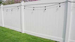 Vinyl Fence Installation In Palatine IL  Palatine Fence Company [upl. by Tedd]