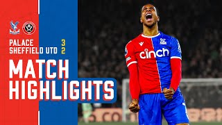 Eze and Olise SCREAMERS  Crystal Palace 32 Sheffield United  Premier League Highlights [upl. by Nnylirej656]