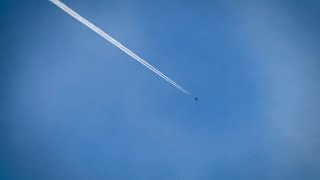 SR71 Blackbird spotted breaking the sound barrier at high altitude [upl. by Oisorbma628]