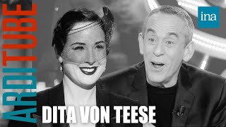 Dita Von Teese  amour drague et fantasme chez Thierry Ardisson   INA Arditube [upl. by Macnair]