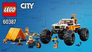 LEGO® City 4x4 OffRoader Adventures 60387252 pcs Building Instructions TopBrickBuilder [upl. by Alket]