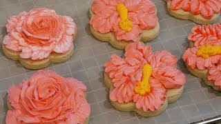 The Best Crusting Cookie Buttercream Icing for Decorated Sugar Cookies [upl. by Ylreveb698]