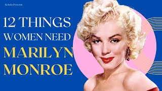 12 Things Every Woman Needs According to Marilyn Monroe [upl. by Llerrehc]