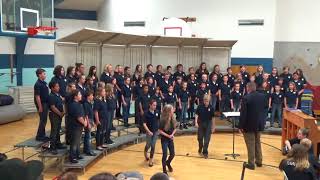 CS Porter Middle School 6th Grade Choir  America the Beautiful [upl. by Ettevey]