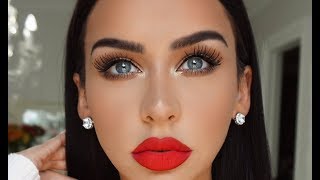 GET READY WITH ME CLASSIC GLAM KKW REVIEW [upl. by Zonda]