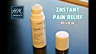 Lidocaine Instant Pain Relief Rollon  Review  Giveaway [upl. by Hickey]