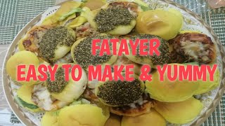 FATAYER ARABIC BREAD breadrecipe fatayer arabicfood pizza [upl. by Aicener119]