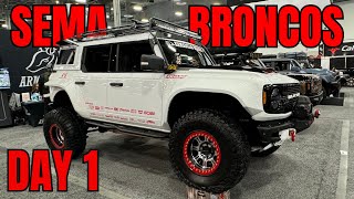 SEMA Broncos Day One They Are Everywhere [upl. by Illyes]