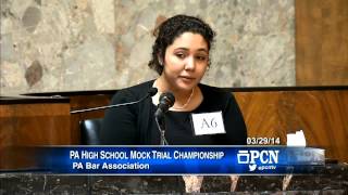 Pennsylvania Bar Association Mock Trial Championship Training Video  DirectCross NonExpert [upl. by Nnairet]