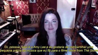 Amy Lee  Making Of de Speak To Me no estúdio Legendado [upl. by Lehsar]