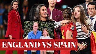 Queen Letizia attended Womens World Cup final for Support Spain as Prince William Sends Message [upl. by Magulac423]