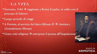 LETTERATURA ITALIANA TORQUATO TASSO [upl. by Becki]