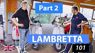 Lambretta 101 Part 2 🛵💡 The most important models in detail English [upl. by Adeuga63]