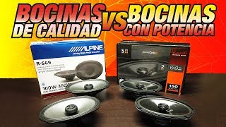 Bocinas de calidad VS bocinas con potencia para tu carro 🔊 [upl. by Assetal802]