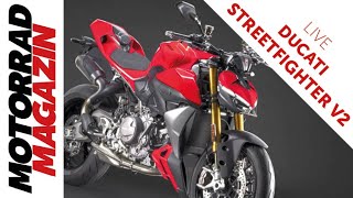 Ist weniger mehr Ducati Streetfighter V2 2025 mit nur 120 PS aber geiler Auspuffanlage [upl. by Barris]