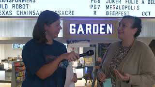 Malerie Interviews Angela Mass at Greenfield Garden Cinema [upl. by Bridgette82]