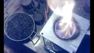 LuciaStove in Pyrolytic Gasification Mode for Biochar Production [upl. by Camel748]