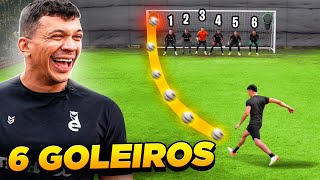 AMADORES vs 6 GOLEIROS SERÁ QUE DÁ PRA FAZER GOL 😱⚽ [upl. by Westley]