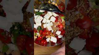 Chickpea and Beetroot Salad with Feta  The ultimate healthy lunch [upl. by Dnomzed]