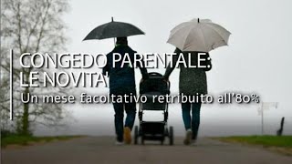 Congedo parentale nel 2023 un mese in più tutte le novità [upl. by Adamec]