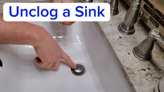 How to Unclog a Sink [upl. by Misa]