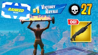 Fortnite Ranked Reload  High Kill Solo vs Squads OG Gameplay Keyboard amp Mouse [upl. by Akemrej]