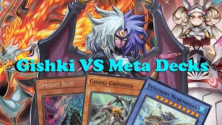 META Gishki Deck VS Tenpai Centurion and Yubel  FULL MATCHES [upl. by Adnaluoy]