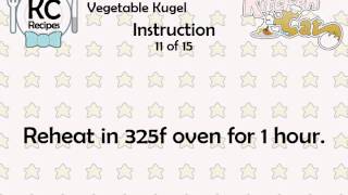 Vegetable Kugel  Kitchen Cat [upl. by Calesta]