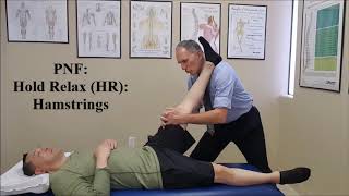 Proprioceptive Neuromuscular Facilitation PNF Stretch  Hold Relax HR [upl. by Anum]