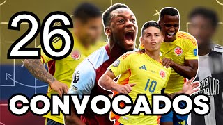 Los 26 CONVOCADOS para Arrasar con Colombia en la Fecha 11 y 12 de Eliminatorias [upl. by Inail120]