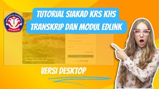 Tutorial Siakad Krs Khs Transkrip dan Modul Edlink [upl. by Ayekehs981]