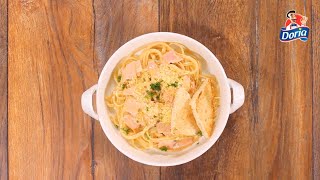 Pasta con crema de leche [upl. by Annavaj]