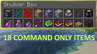 18 Items You Can ONLY Get With COMMANDS In Minecraft 113117 [upl. by Komsa]