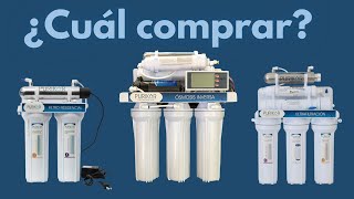 Comparando purificadores de casa filtración ósmosis inversa y ultrafiltración ¿Cuál comprar [upl. by Tilagram]