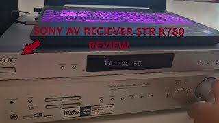 Sony AV Reciever Amplifier STR K780 Review [upl. by Seto]