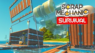 3 Nouveaux PROTOTYPES de radeaux  SCRAP MECHANIC SURVIE FR [upl. by Lajib541]