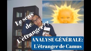 ANALYSE GÉNÉRALE LÉtranger de Camus [upl. by Chapen244]