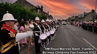 Boness Childrens Fair Festival  HM Royal Marine Band  Fanfare [upl. by Peti5]