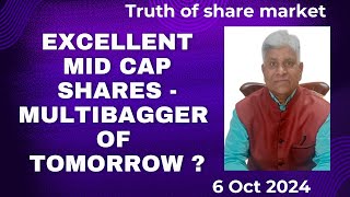 Excellent mid cap shares  multibagger of tomorrow [upl. by Natsirc214]