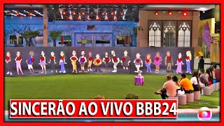 💥BBB 24 4º Sincerão AO VIVO Big Brother Brasil AO VIVO BBB24 [upl. by Chretien212]