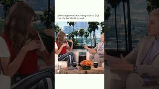 Ellen DeGeneres being rude to Gigi Hadid [upl. by Assir173]