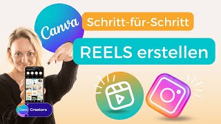 Instagram Reels erstellen ohne Gesicht zu zeigen  Kurzvideos in Canva erstellen  CanvaVideoeditor [upl. by Yelyac327]