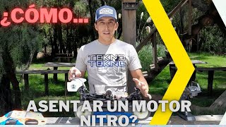 ¿Cómo asentar un motor nitro de hobby  Rodaje de un motor a nitrometano [upl. by Akimal]